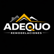 Logo institucional de ADEQUO REMODELACIONES, empresa especializada en obra civil, remodelación y diseño arquitectónico en Bogotá.